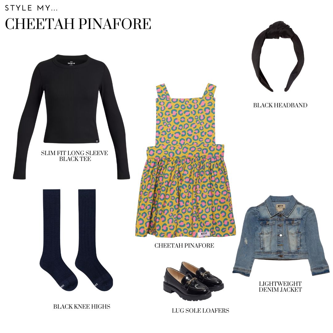 Style My: Cheetah Pinafore